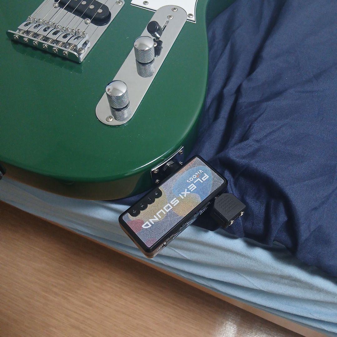 エレキギター テレキャスターケース、ヘッドホンアンプ付き