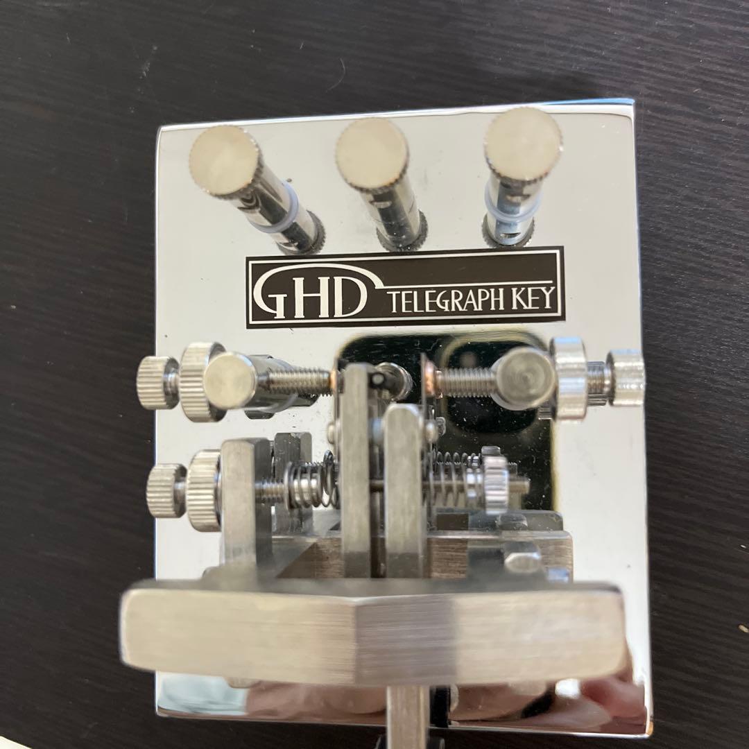 GHD 電信機 モールス信号送信装置 シルバー