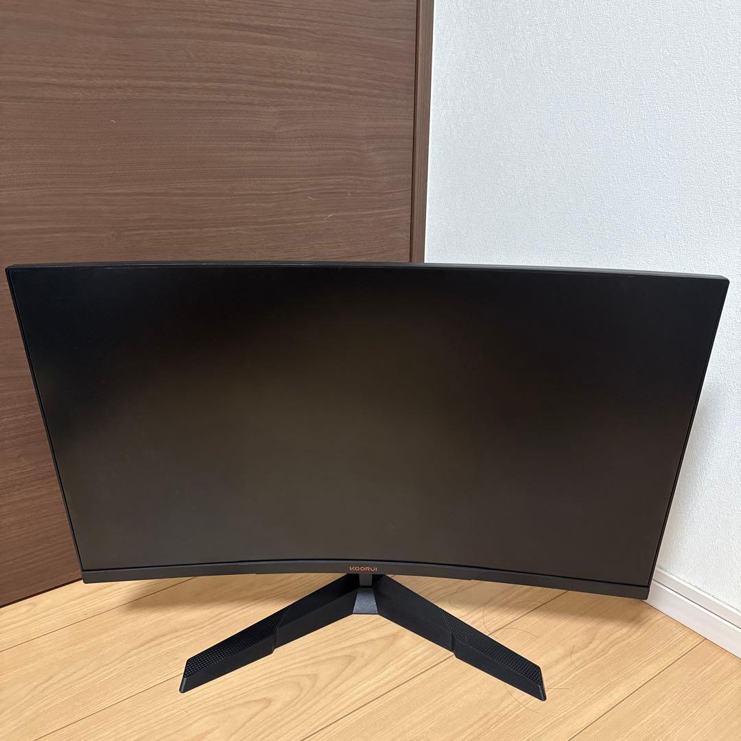 KOORUI 27E6QC 湾曲ディスプレイ本体