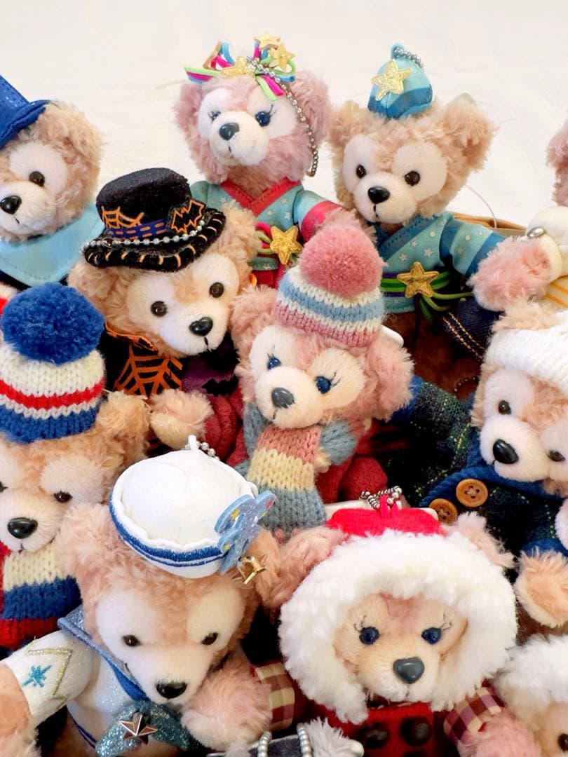 ダッフィー＆シェリーメイ　ぬいぐるみバッジ　まとめ売り