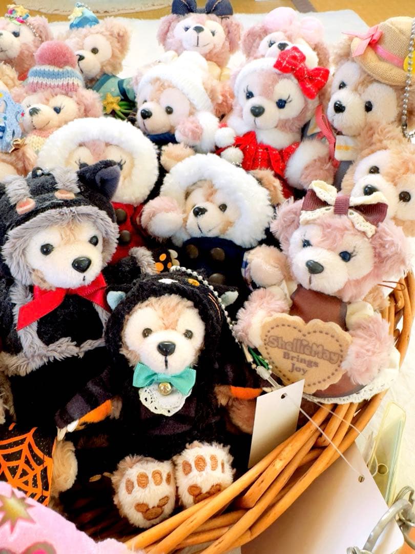 ダッフィー＆シェリーメイ　ぬいぐるみバッジ　まとめ売り