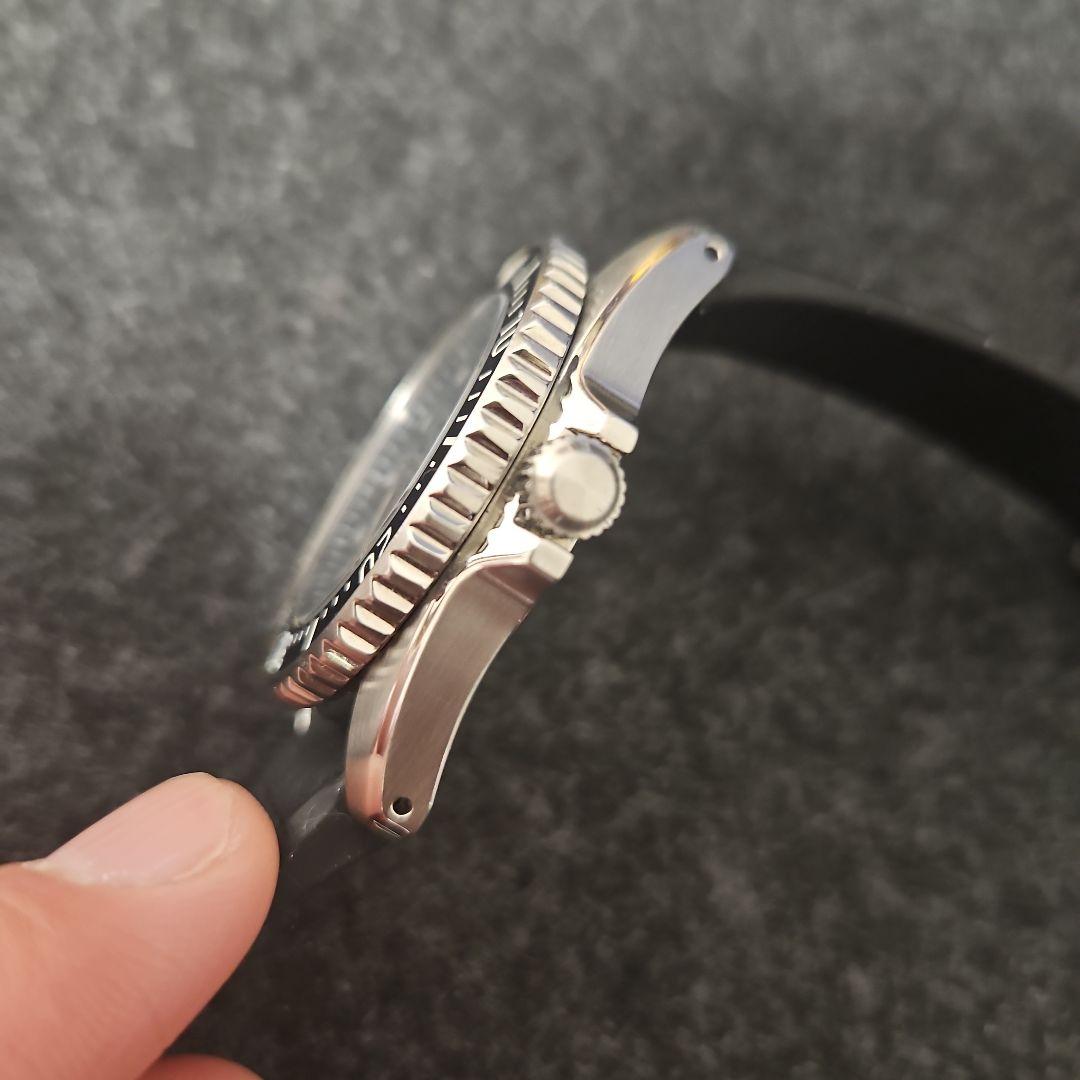 黄*昏様 SEIKO ソーラー ダイバーズウォッチ ブラック