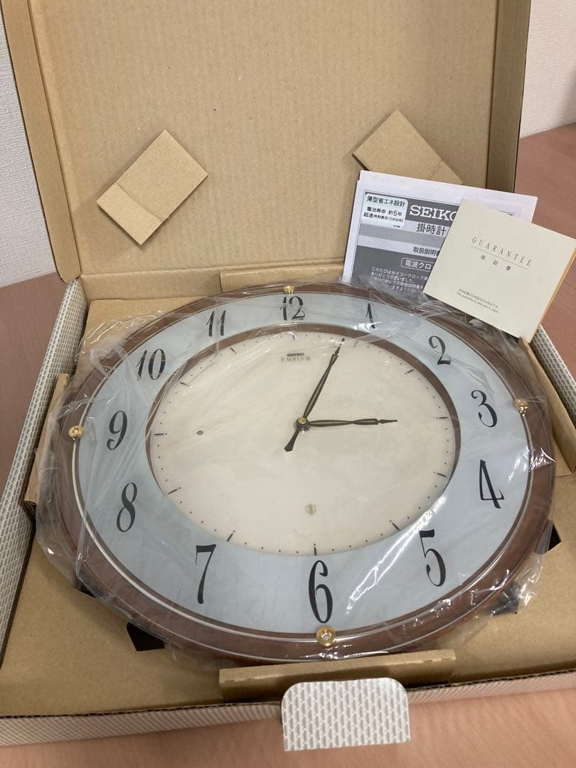 新品★SEIKO EMBLEM★掛時計 HS548B★セイコー エムブレム