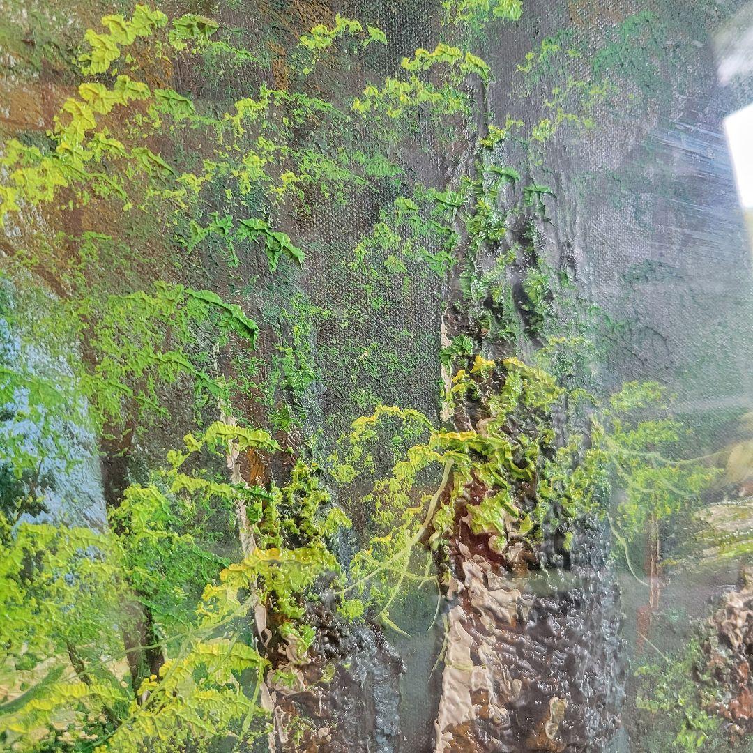 風景画　 k.yabana　20号　額付