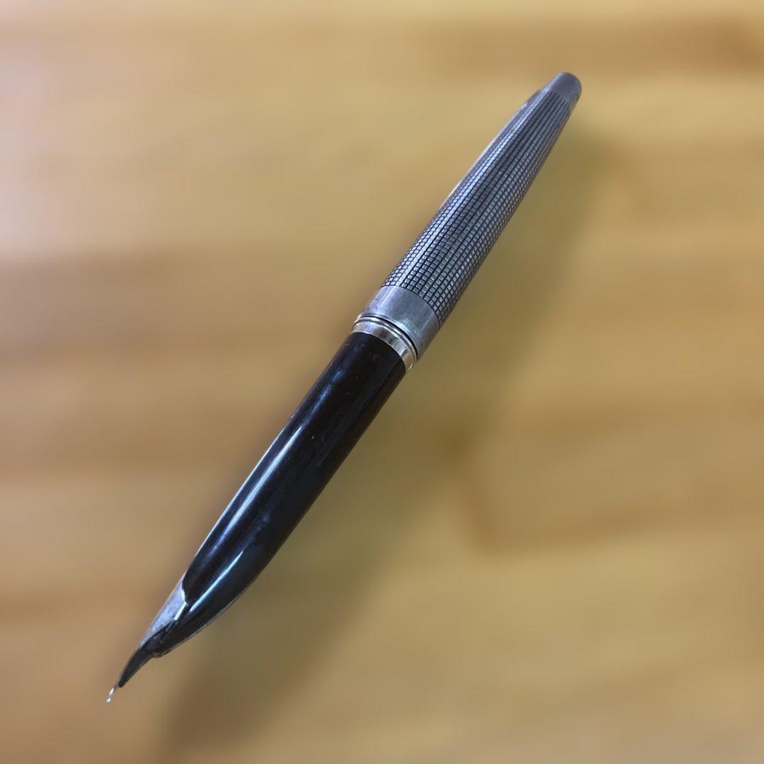 PILOT elite スターリングシルバーキャップ 万年筆　パイロット