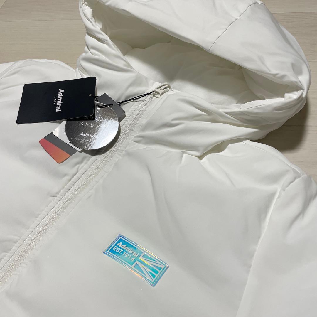 リッチリッチ アドミラル ゴルフ ロゴ軽量パデッド ジャケット ダウン