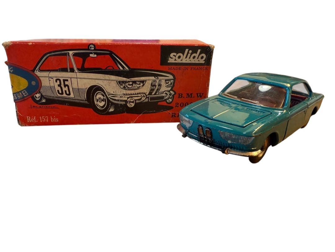 希少！SOLIDO ソリド 157 BMW 2000 CS ラリー ブルー