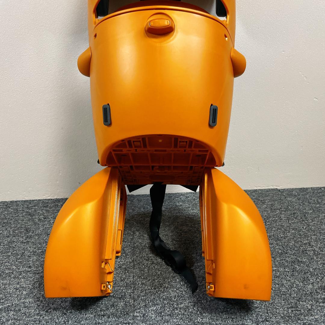 美品　OGK RBC-017DX2 自転車用チャイルドシート 希少色　オレンジ