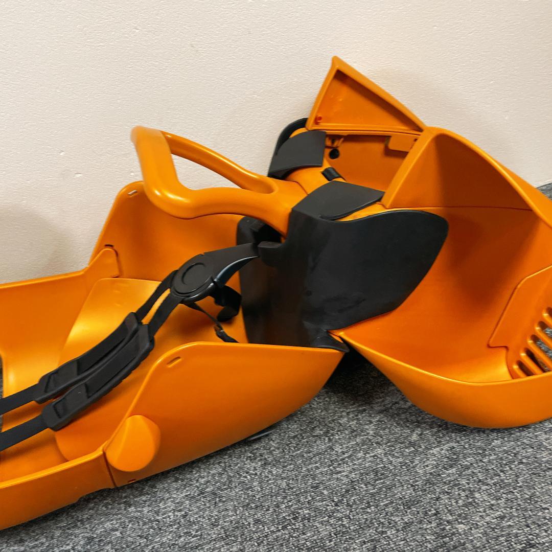 美品　OGK RBC-017DX2 自転車用チャイルドシート 希少色　オレンジ
