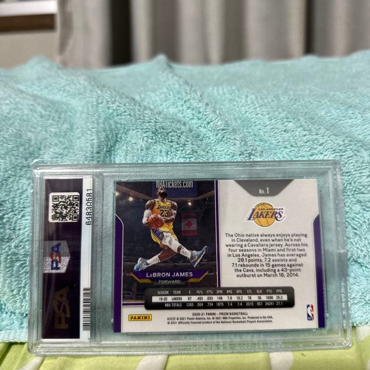 その他 Lebron James Kobe tribute Dunk PSA 9