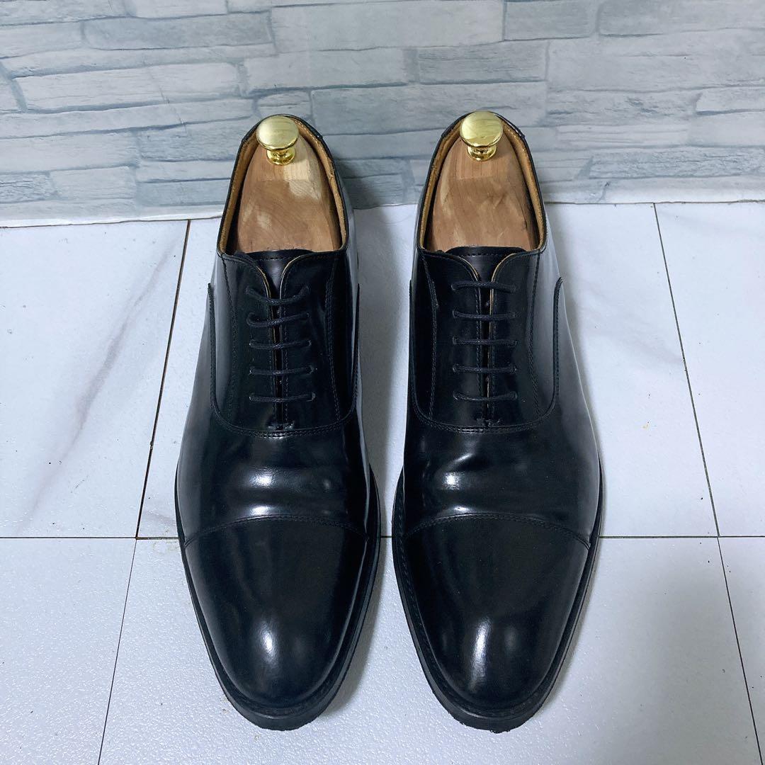 美品 REGAL 811R ビジネスシューズ ストレートチップ 本革 黒 27