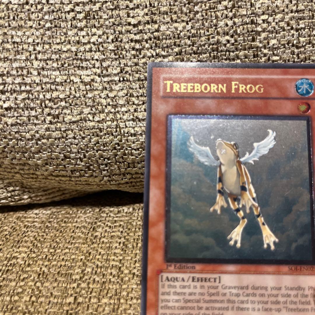 め*認様 遊戯王 TREEBORN FROG 黄泉ガエル1st レリーフ アルテ