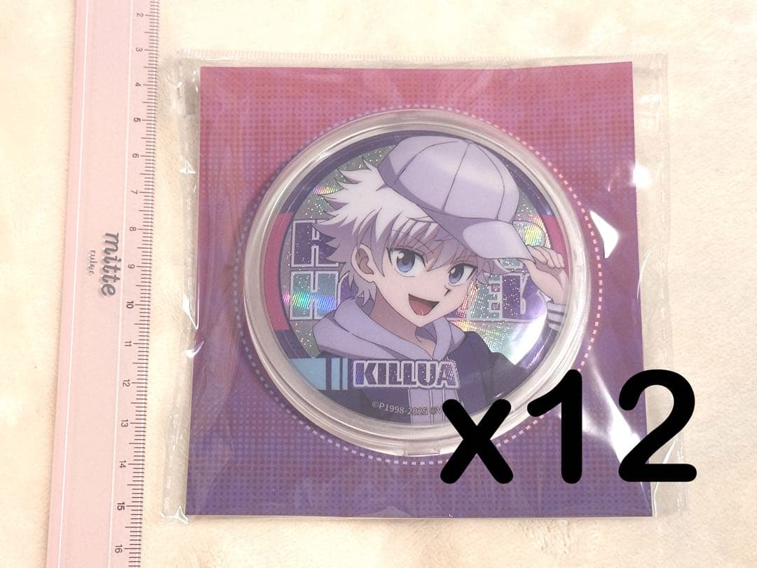 海外限定中国限定　HUNTER×HUNTER キルア　缶バッジ　12個セット