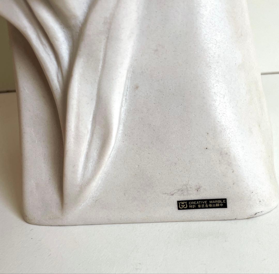 スズランの少女 石膏像 デッサン オブジェ アート 絵画 すずらんを持った少女