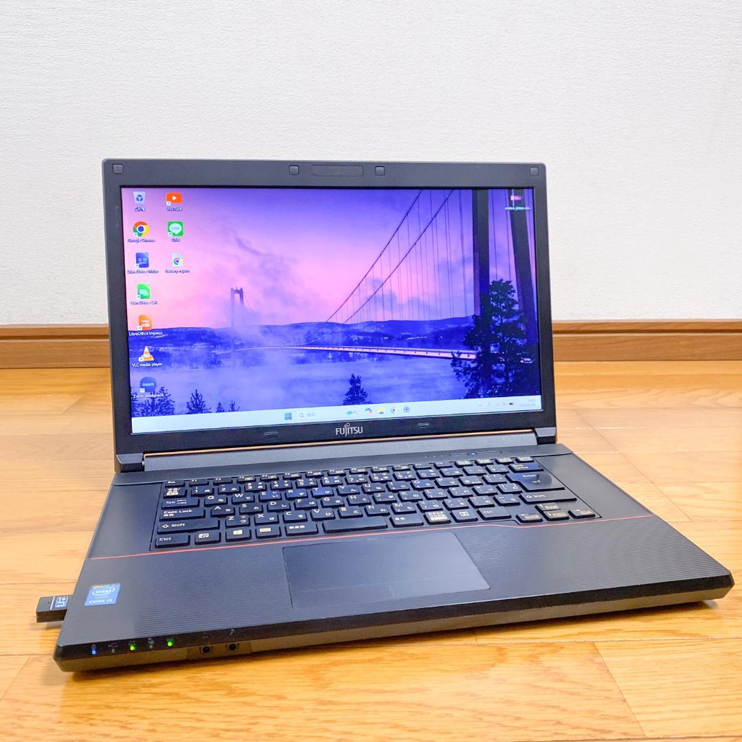 贅沢性能！i5 メモリ16 SSD512 性能重視の方に最適ノートパソコン富士通