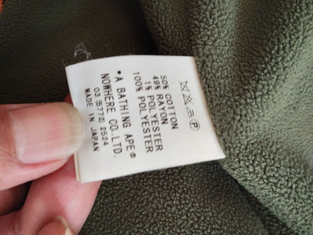 BATHING APE チェックCPOジャケット ラブジェネ