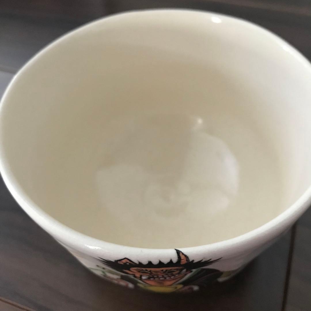 大津絵茶碗 敬山造 師走の茶会の取り合わせに面白いのでは？