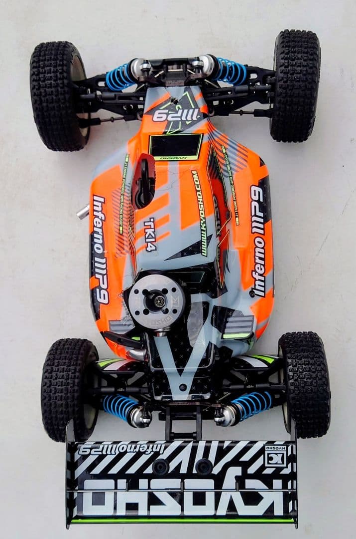 未走行！KE25付 特別仕様！京商インファーノ MP9 1/8GP レディセット