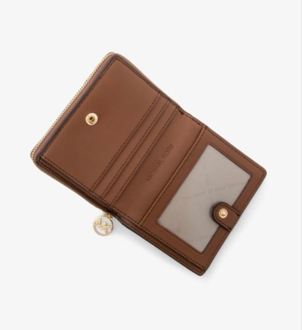 MICHEAL KORS マイケルコース 折り財布 ジップ チャーム ウォレット