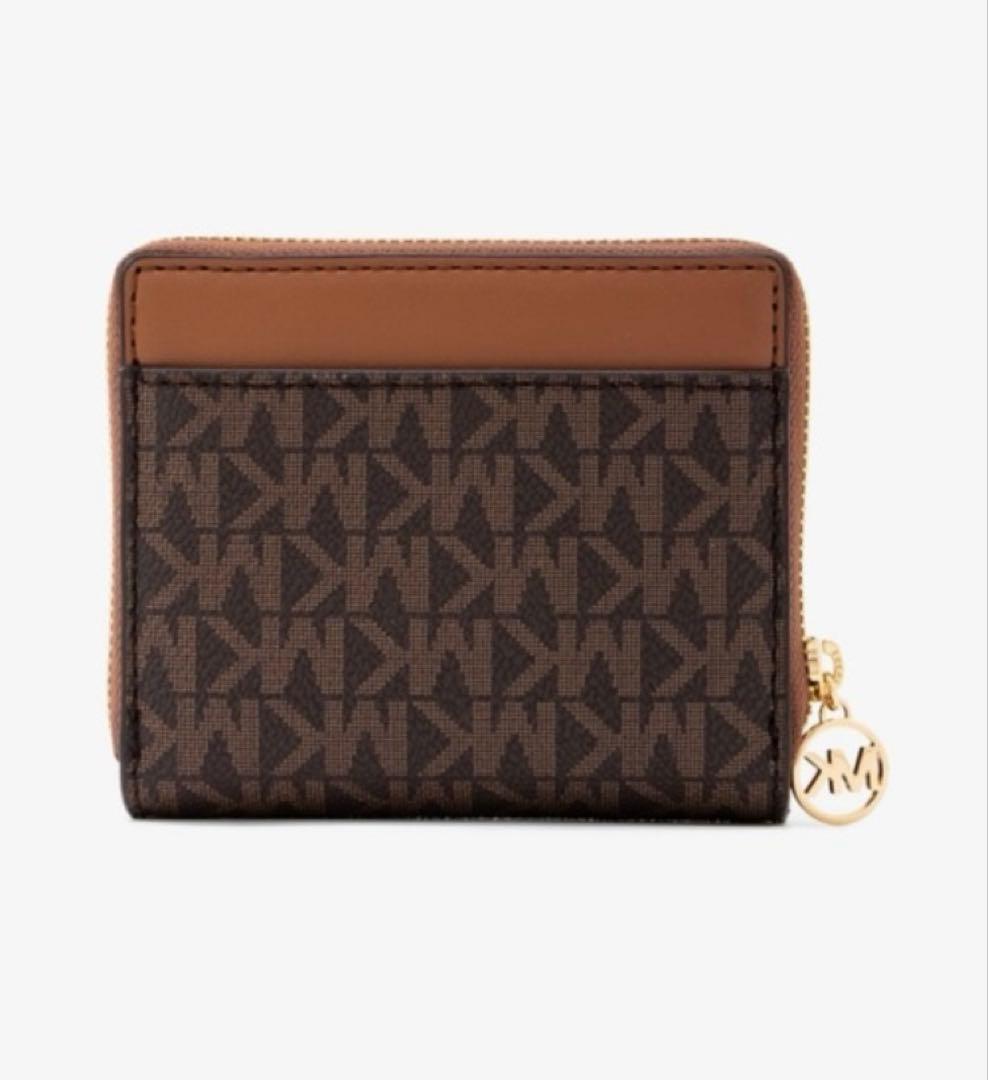 MICHEAL KORS マイケルコース 折り財布 ジップ チャーム ウォレット
