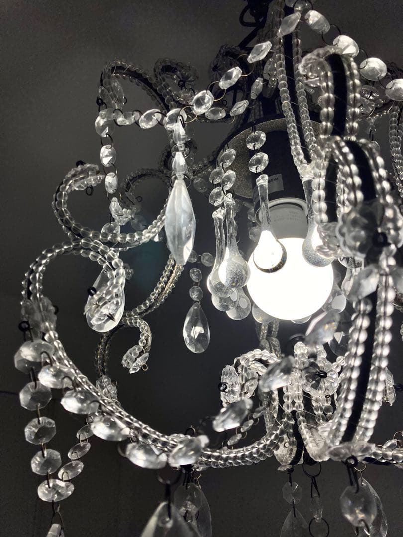 【専用】サラグレース シャンデリア 1灯Juliaシャビーグレー LED