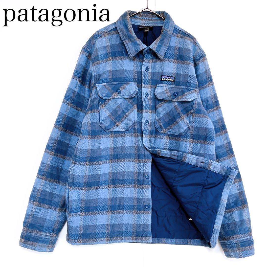 パタゴニア インサレーテッドフィヨルドフランネルジャケット (M) チェック柄