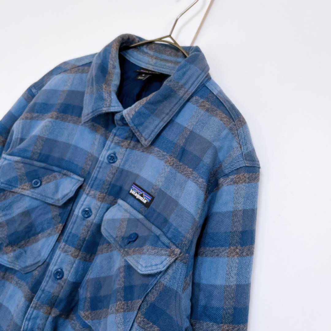 パタゴニア インサレーテッドフィヨルドフランネルジャケット (M) チェック柄