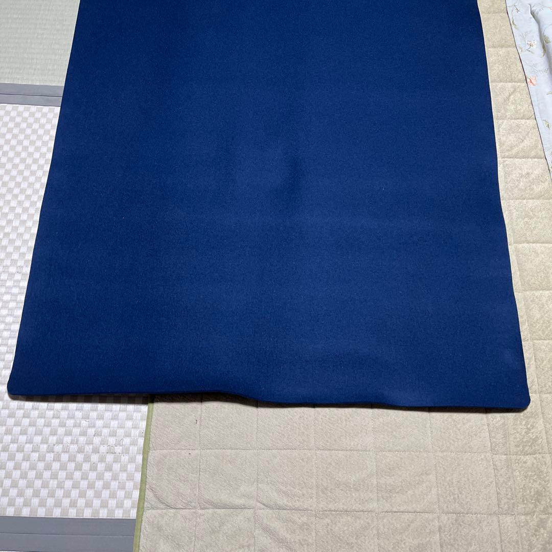 毛氈 ウール100% 濃紺 茶道具 約188cm x 94cm 2枚セット