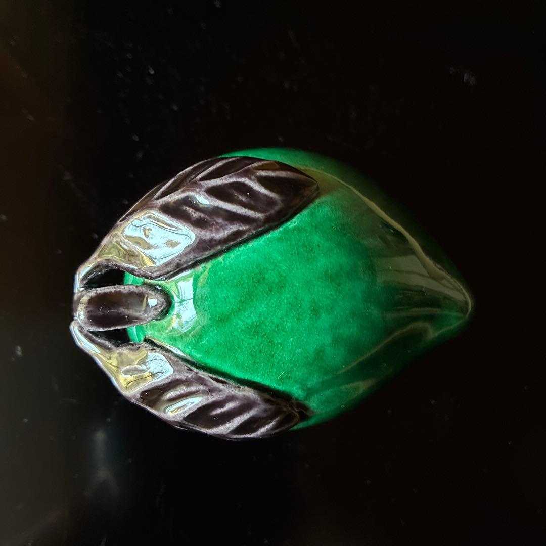 茶道　香合　\"桃\" 交趾