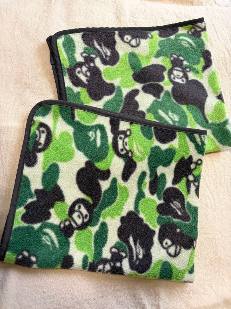 A BATHING APE エイプ　マイロ　ブランケット2枚セット