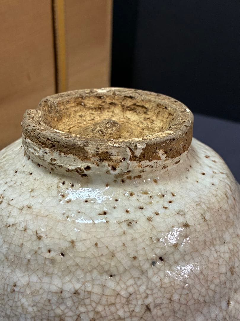 茶碗　古萩　萩焼　 抹茶碗　時代　煎茶道具　 茶器　陶器　萩焼き