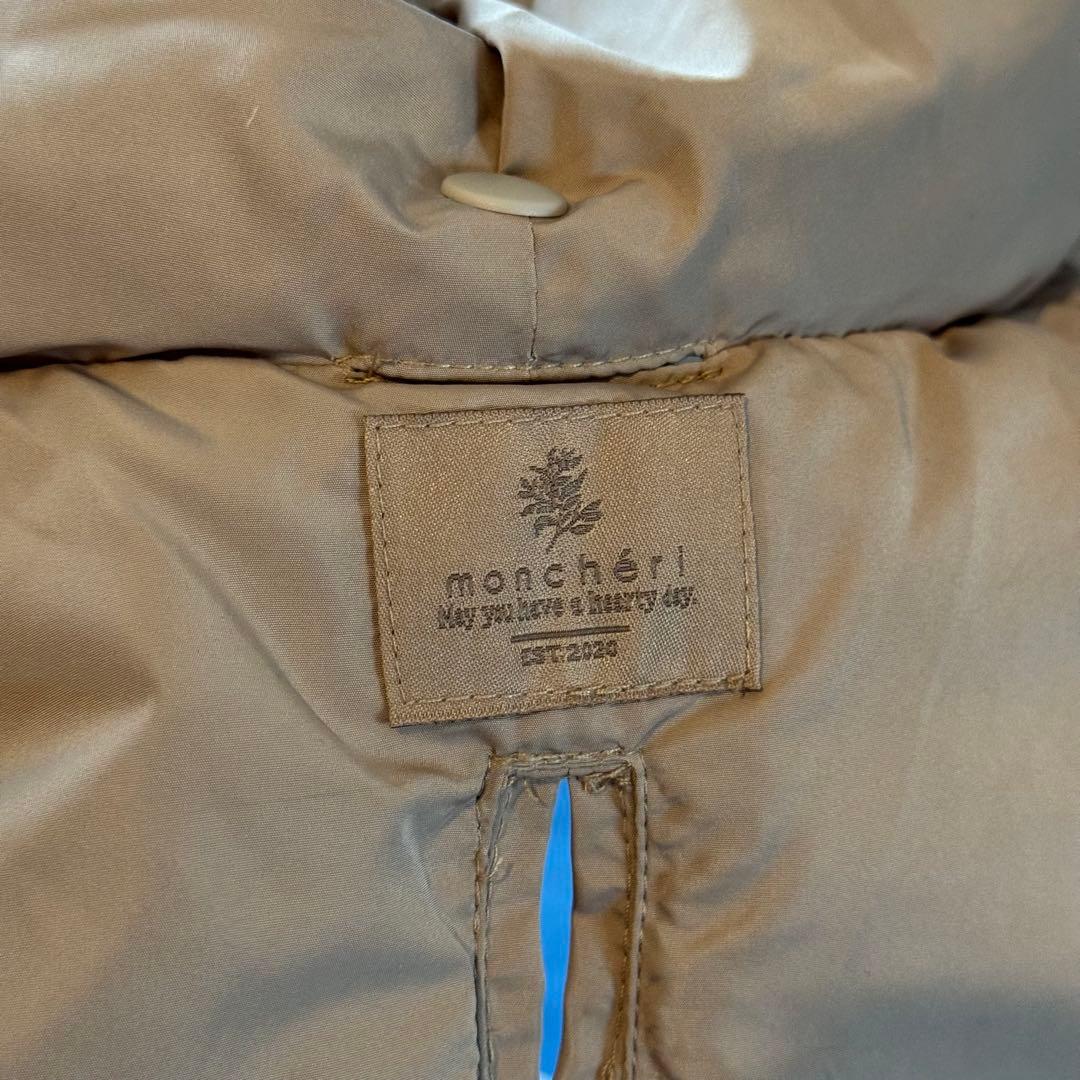 moncheri ポケット付きフードダウンジャケット 犬服 ドッグウェア XL