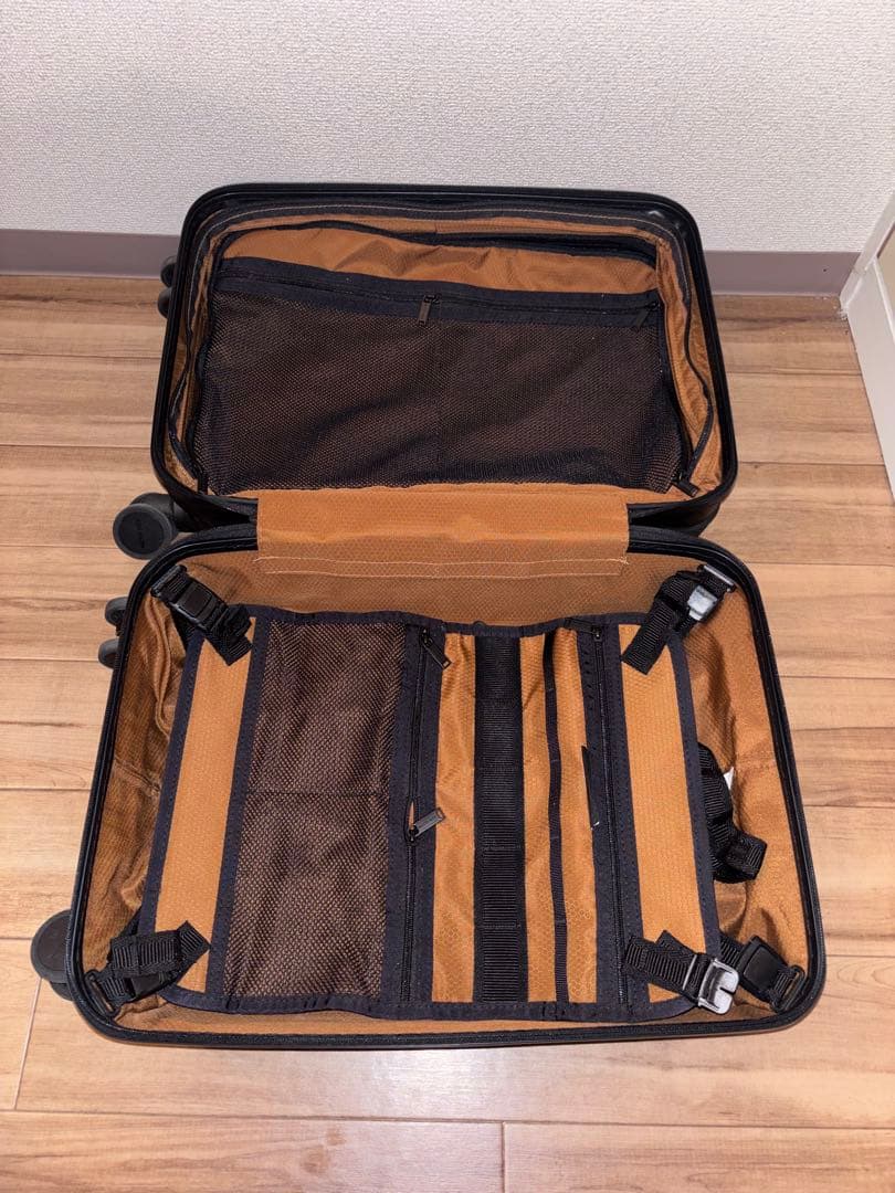 【希少】マスターピース キャリーケース 迷彩 ストッパー付 機内持込可 美品