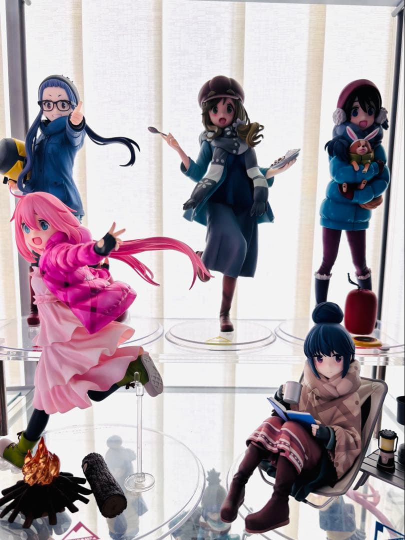 【箱無し・美品】WING ウイング ゆるキャン△ スケールフィギュア　5体セット