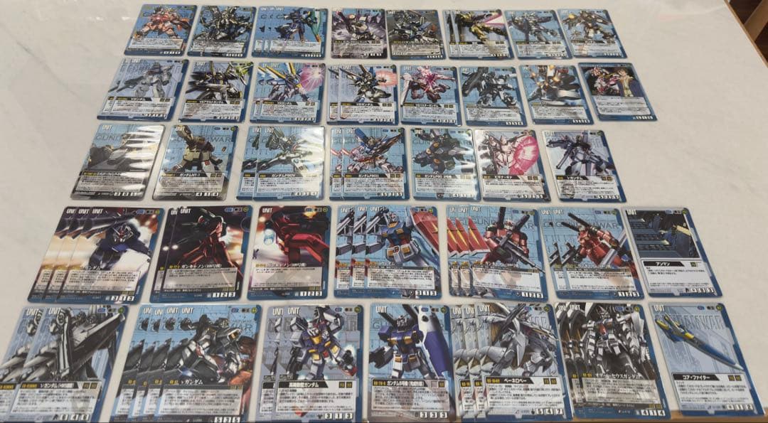 【最終値下げ】旧ガンダムウォー青デッキ＆おまとめセット