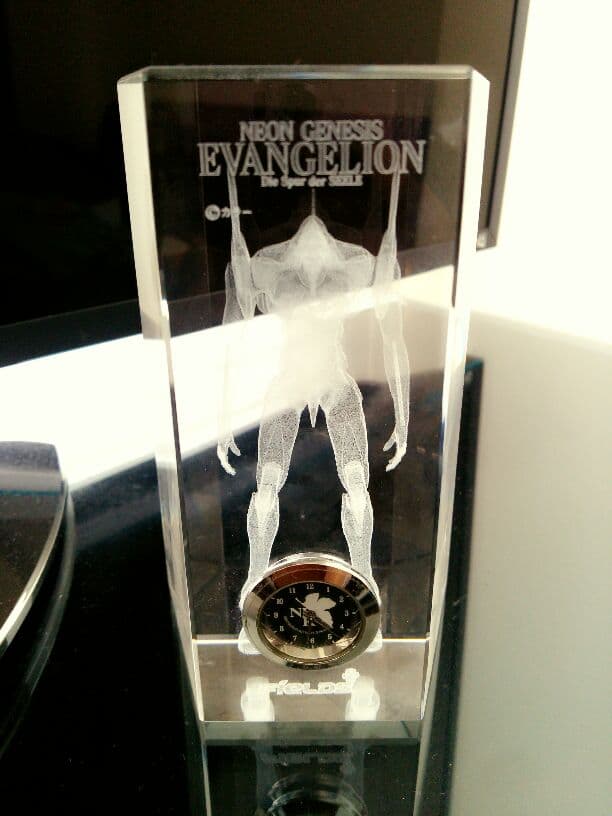 NEON GENESIS EVANGELION クリスタル時計