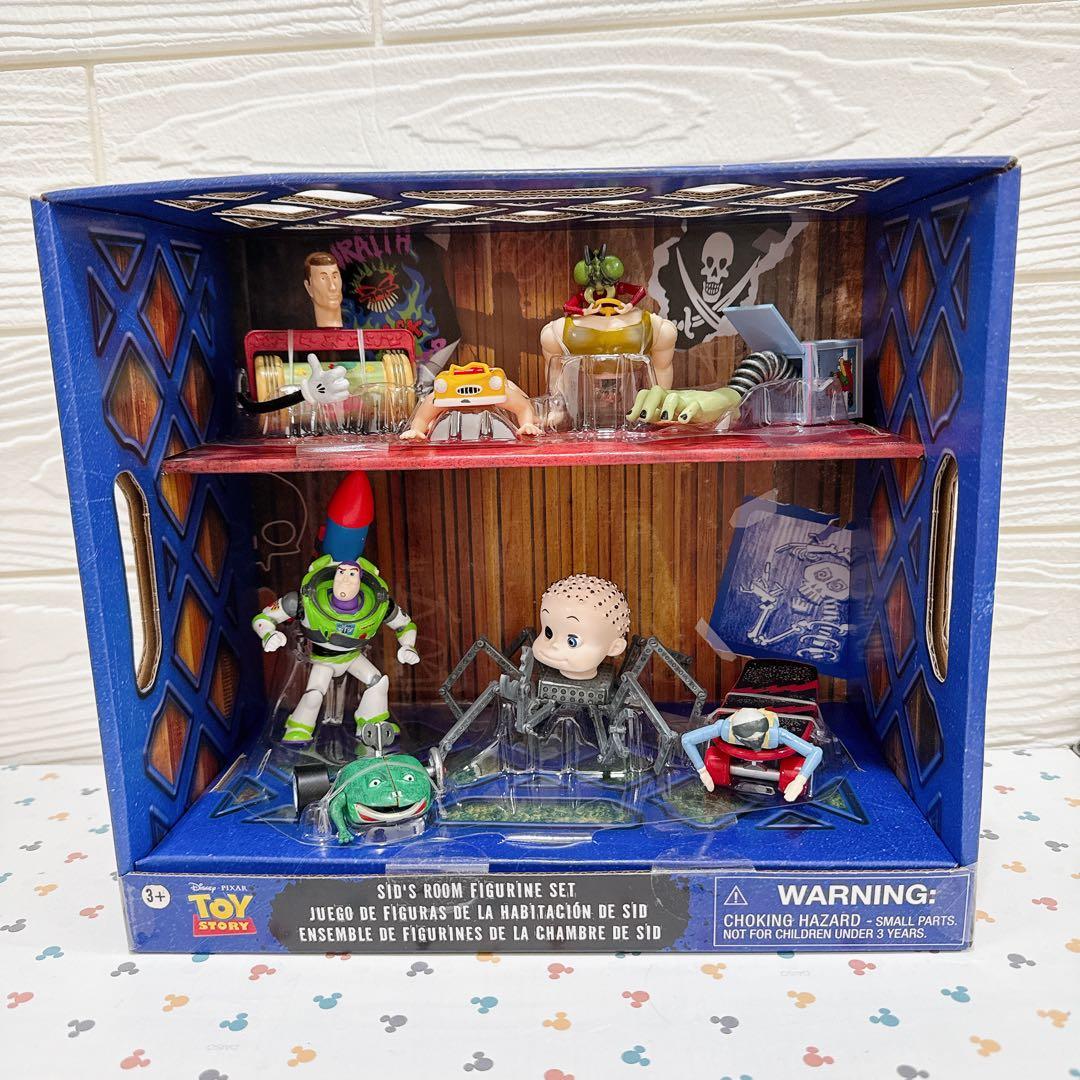 フィギュアセット　ディズニーストア　トイストーリー　30周年　シドの部屋