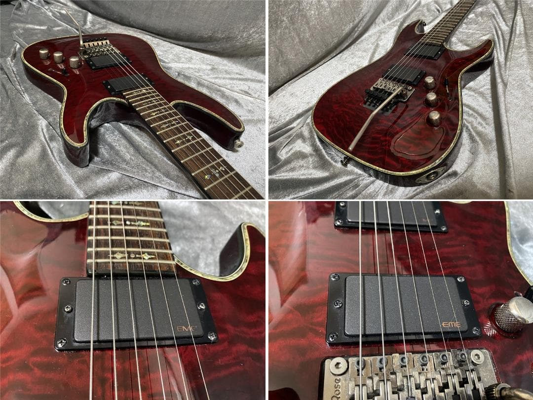 美品 定価253,000円 Schecter AD-C-1-FR-HR EMG