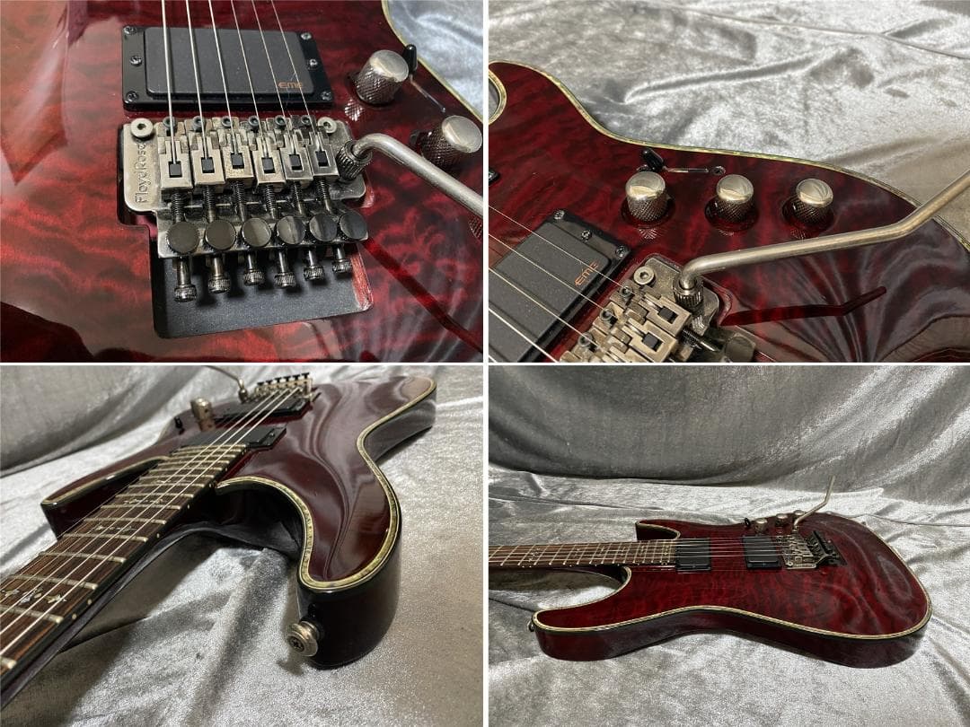 美品 定価253,000円 Schecter AD-C-1-FR-HR EMG