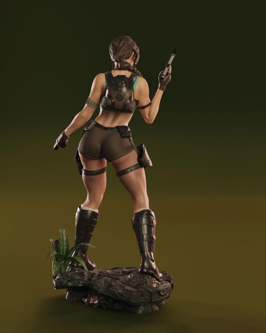 1/4　未塗装 未組立　フィギュア　ガレージキット 【 ララ・クロフト 】