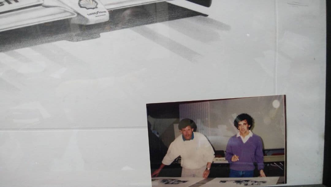 アランプロスト　1989年　F1 直筆サイン入りリトグラフ　限定品250