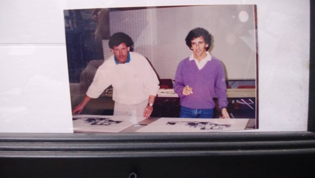 アランプロスト　1989年　F1 直筆サイン入りリトグラフ　限定品250