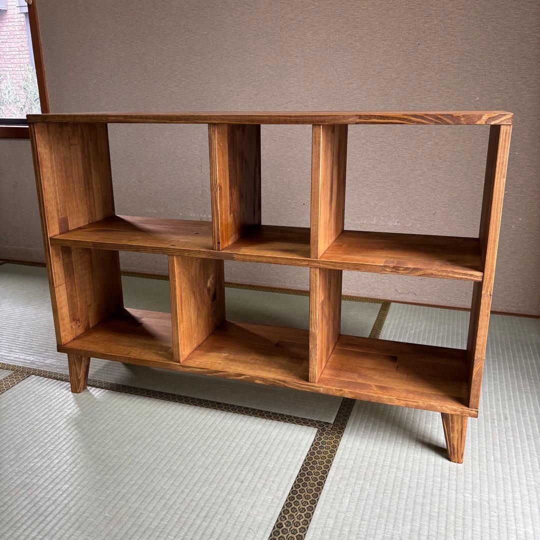 ハンドメイド　脚付きオープンシェルフ　オーダー受け付けます