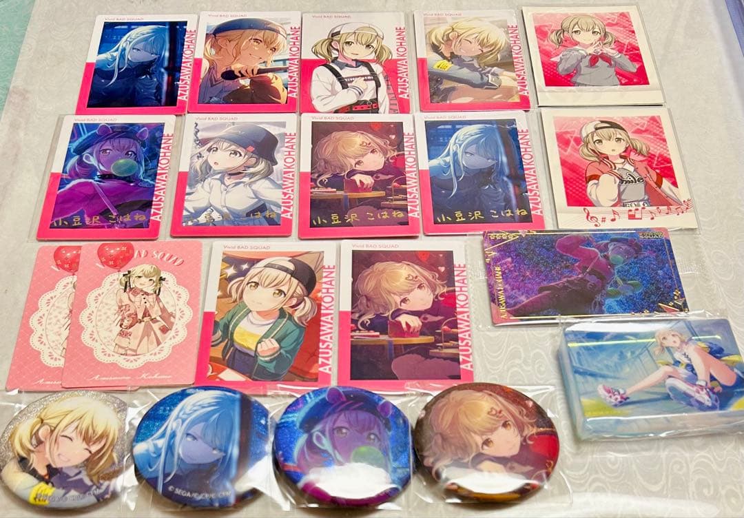 プロセカ 小豆沢こはね こはね グリッター缶バッジ エピカ 箔押し グリカ