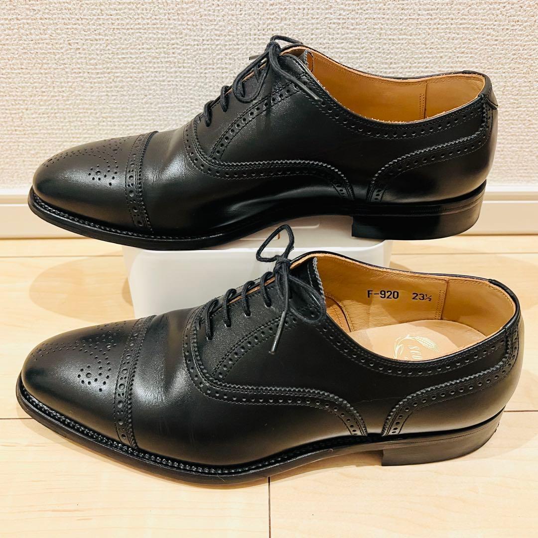 【極美品】スコッチグレイン セミブローグ パンチドキャップトゥ F-920