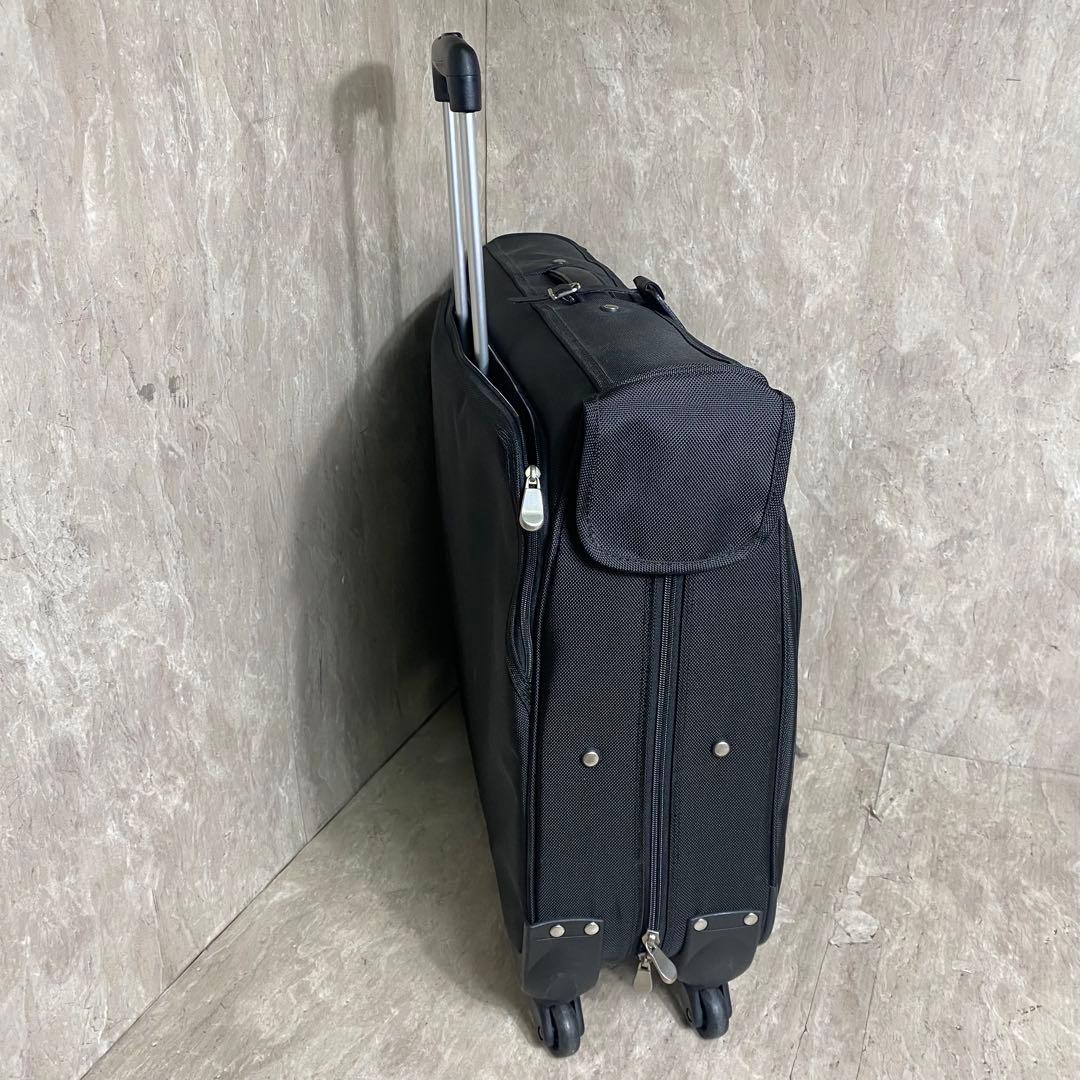 極美品 JAL 大型多機能 ４輪 スーツケース キャリーバッグ ガーメント