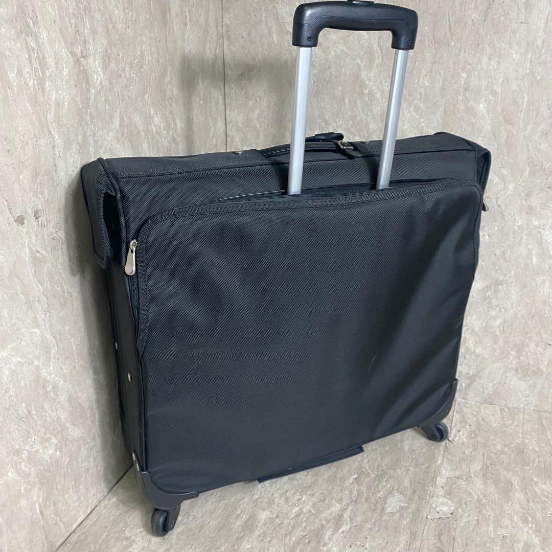 極美品 JAL 大型多機能 ４輪 スーツケース キャリーバッグ ガーメント