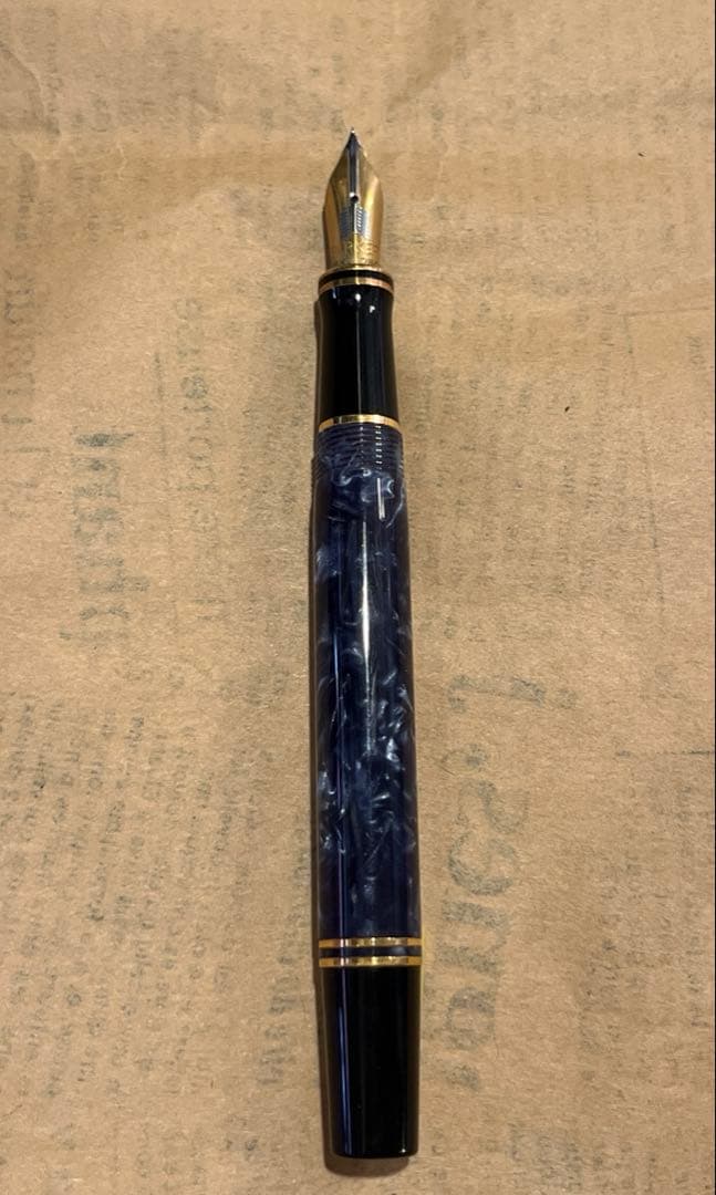 パーカー 万年筆 デュオフォールド インターナショナル マーブルブルー