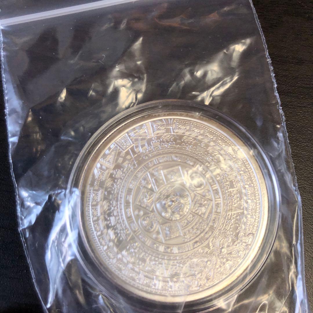 保証書付　アメリカ アステカ銀貨 1トロイオンス 純銀