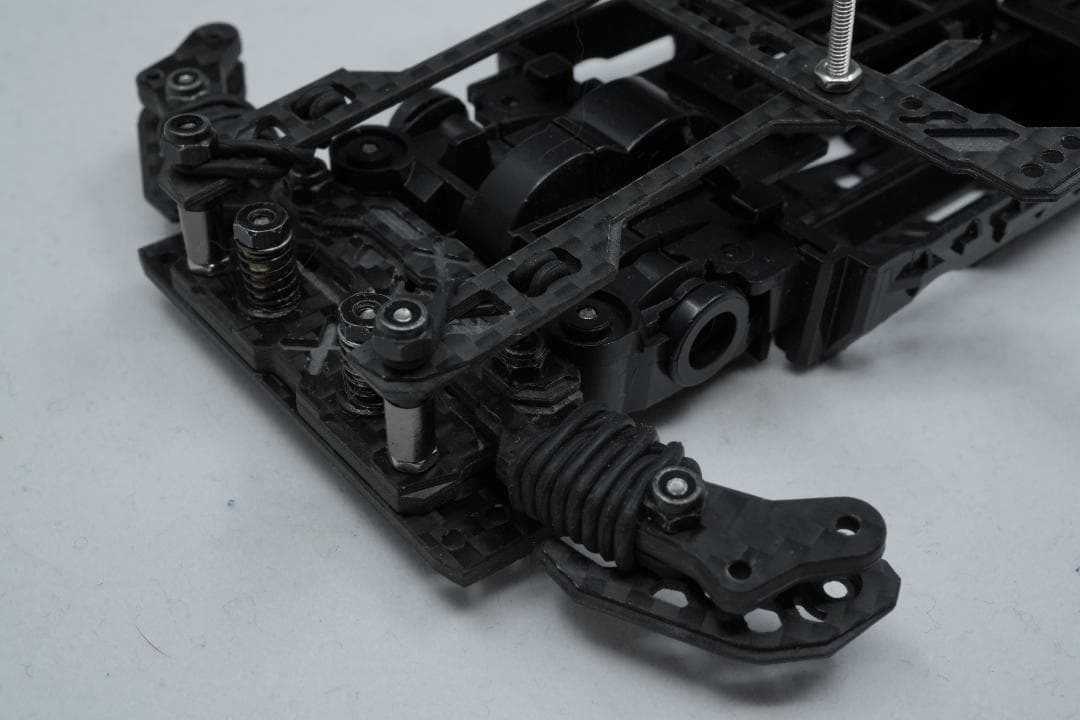 ミニ四駆　CNC精密加工　MSフレキ＋ATアンカーバンパーセット 黒